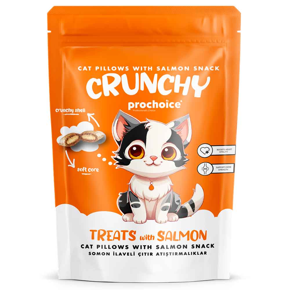 Prochoice Crunchy Kedi Ödülü Somonlu 60 Gr